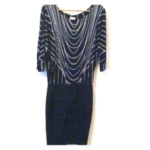 Nicole Miller Chained Print Dress